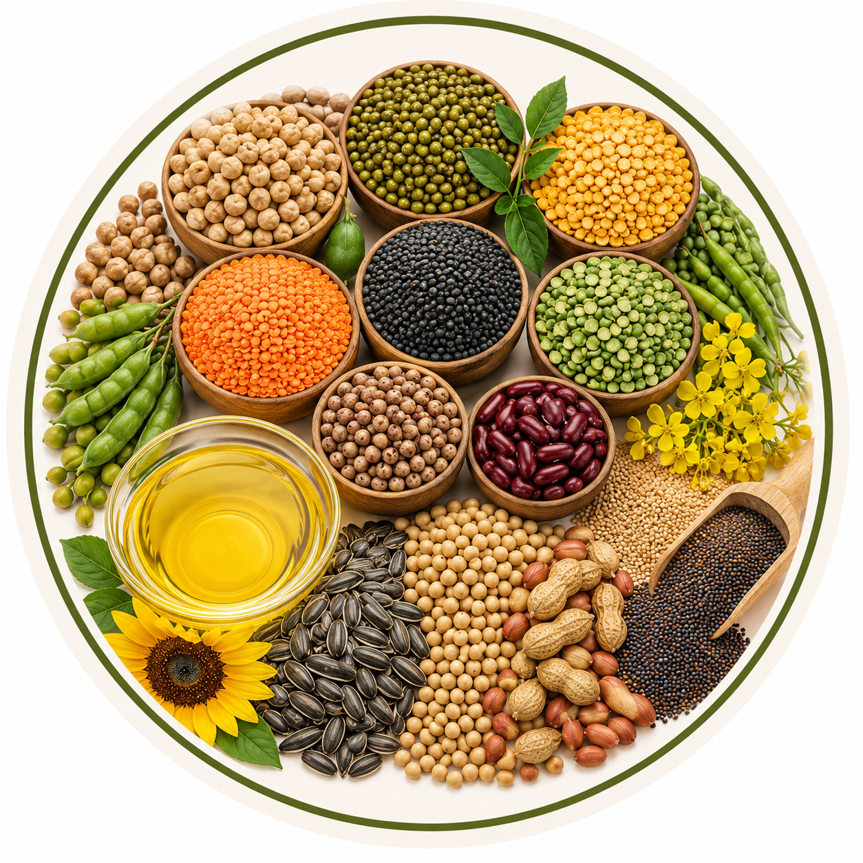 Pulses & Oilseeds export from India