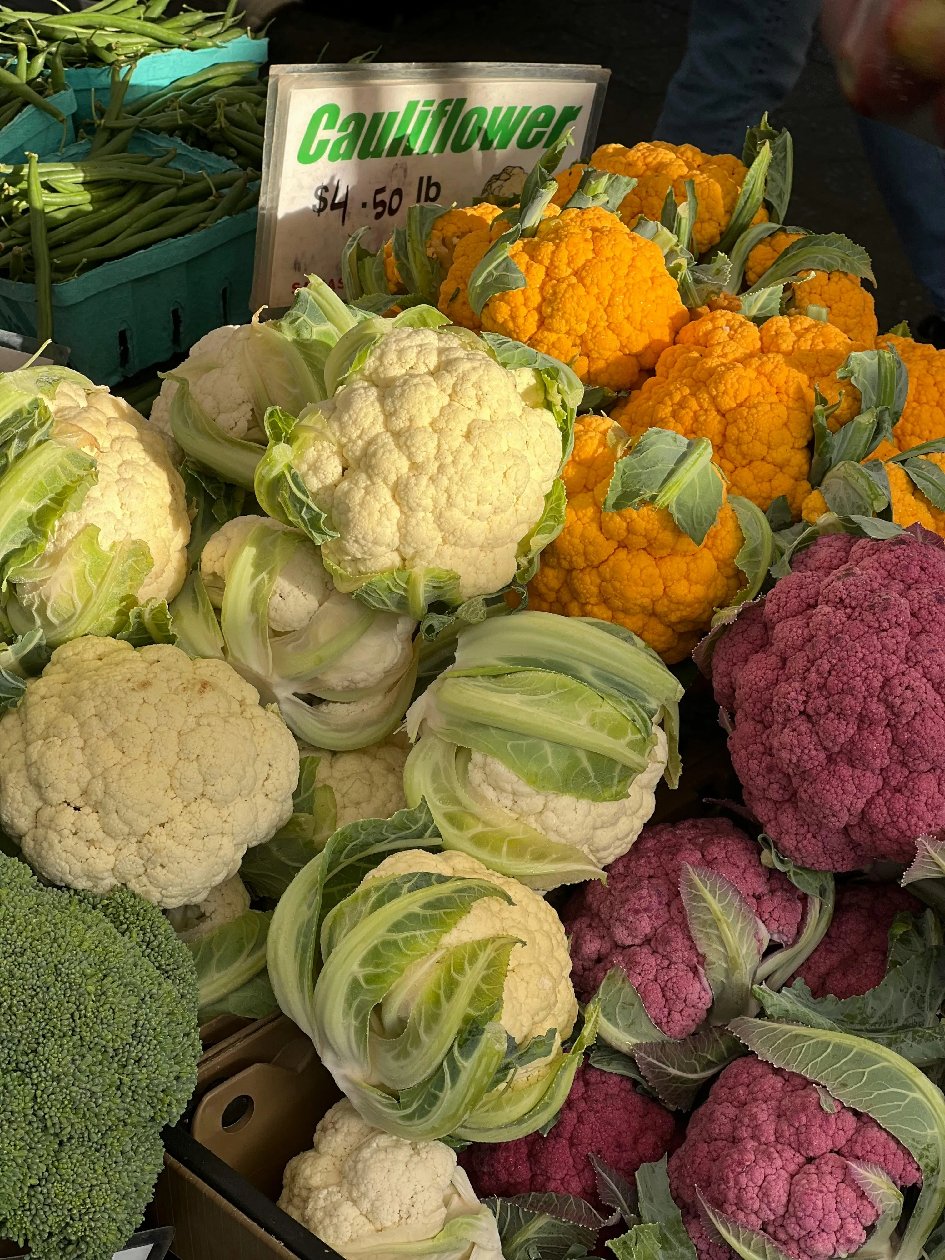 Cauliflower export from India