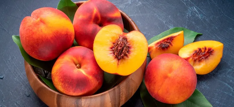 Peach export from India